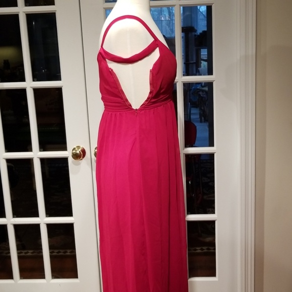 🐼💜HP💜 Cool Cube Cold Shoulder Maxi Dress Fall Sale Item - Picture 7 of 14